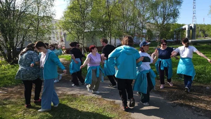 Участники проекта Северное долголетие активно проводят время на свежем воздухе