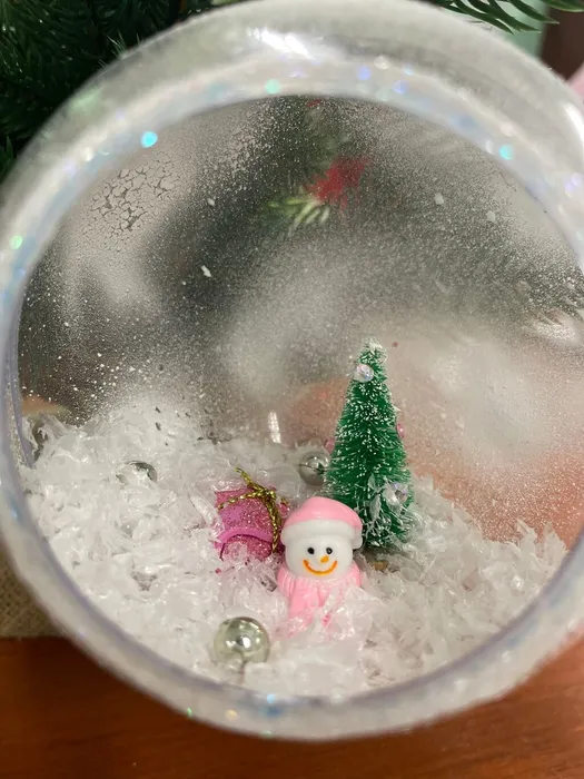 Фото с примером новогодней игрушки