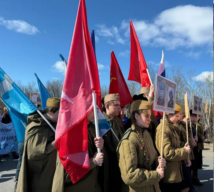 Представители арт-студии Театральная карусель участвуют в Бессмертном полку