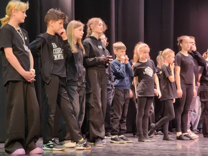 Младший состав арт-студии «Театральная карусель» на мастер-классе