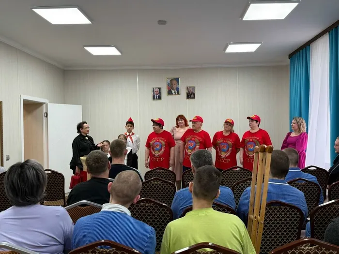 Участники клубных формирований в госпитале